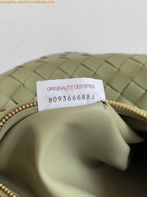 Replica Bottega Veneta BV Jodie Teen Bag In Travertine Intrecciato Lambskin 13