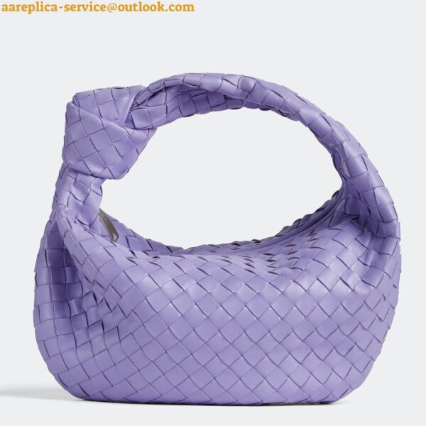 Replica Bottega Veneta BV Jodie Teen Bag In Wisteria Intrecciato Lambskin 3