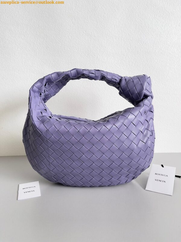 Replica Bottega Veneta BV Jodie Teen Bag In Wisteria Intrecciato Lambskin 13