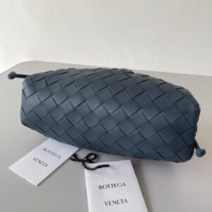 Replica Bottega Veneta Mini Pouch with Strap in Space Intrecciato Lambskin 2