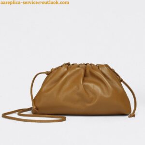 Replica Bottega Veneta Mini Pouch with Strap in Teak Calfskin 2