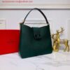 Replica Valentino 50027 Vsling Grainy Calfskin Hobo Bag Gray