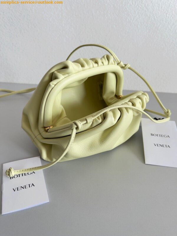 Replica Bottega Veneta Mini Pouch with Strap in Zest Washed Calfskin 6