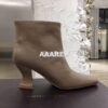 Replica Bottega Veneta BV Almond Boots 608840 in Lambskin Nude 2