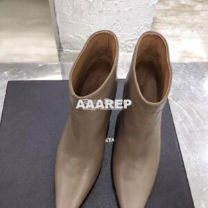 Replica Bottega Veneta BV Almond Boots 608840 in Lambskin Grey 2