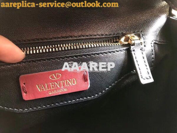 Replica Valentino Candystud Top Handle Bag Black 10