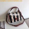 Replica Valentino Candystud Top Handle Bag Black White