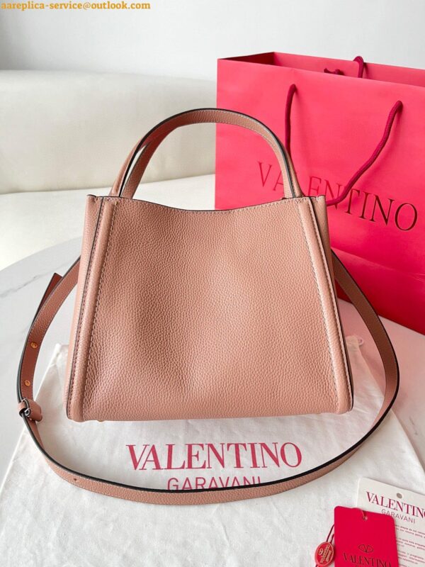 Replica Valentino Alltime Medium Bag in Poudre Grained Calfskin 8