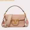 Replica Valentino Alltime Shoulder Bag in Natural Raffia 2