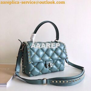 Replica Valentino Candystud Top Handle Bag Minty