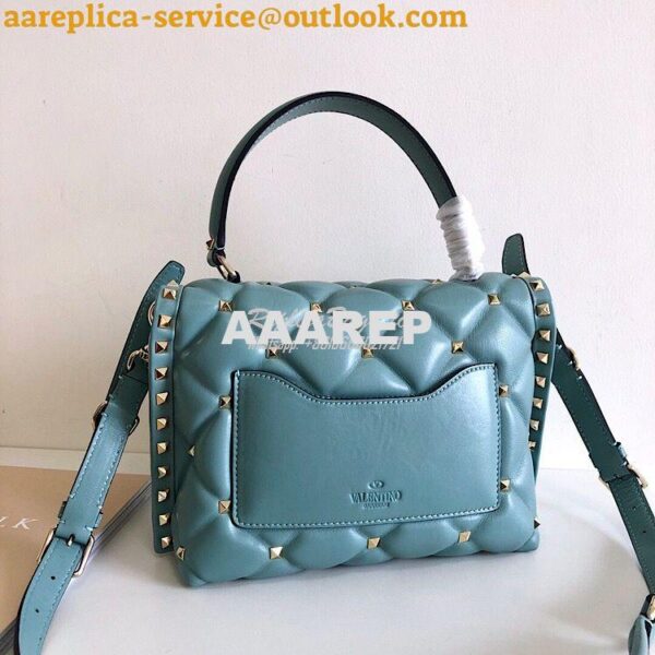 Replica Valentino Candystud Top Handle Bag Minty 5