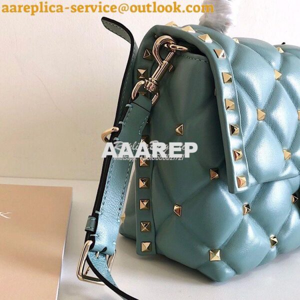 Replica Valentino Candystud Top Handle Bag Minty 6