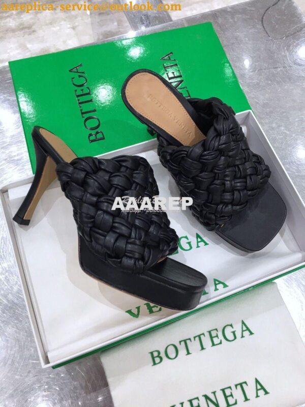 Replica Bottega Veneta BV Board Sandals 630175 Black 3