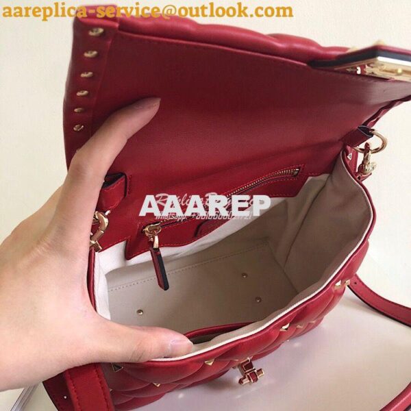 Replica Valentino Candystud Top Handle Bag Red 9