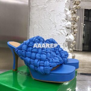 Replica Bottega Veneta BV Board Sandals 630175 Blue 2