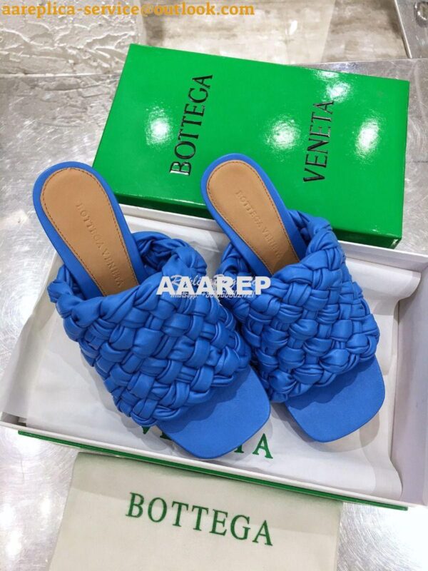 Replica Bottega Veneta BV Board Sandals 630175 Blue 5