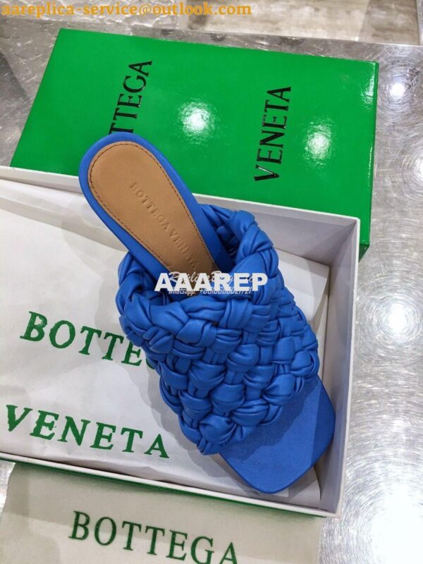 Replica Bottega Veneta BV Board Sandals 630175 Blue 6