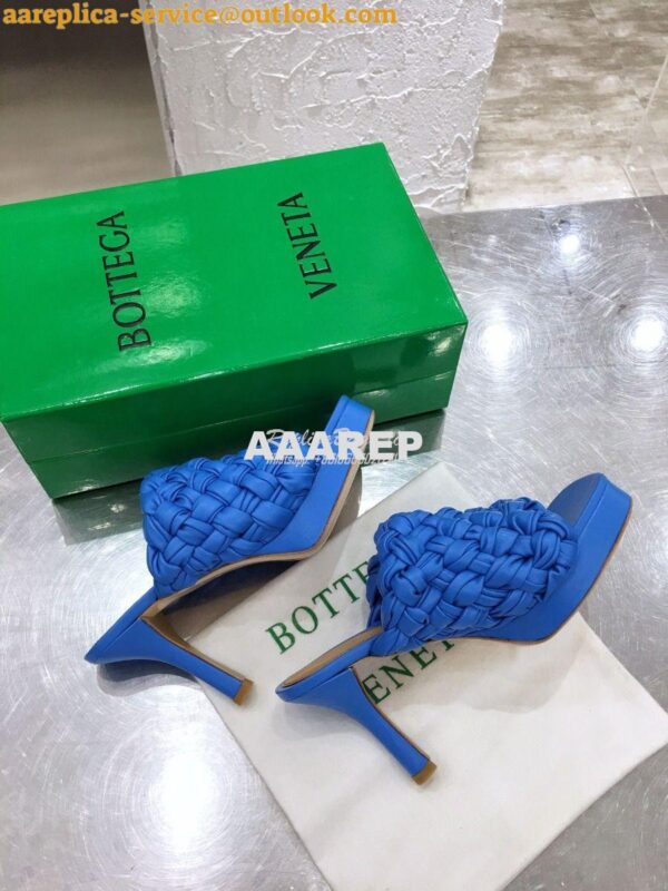 Replica Bottega Veneta BV Board Sandals 630175 Blue 7