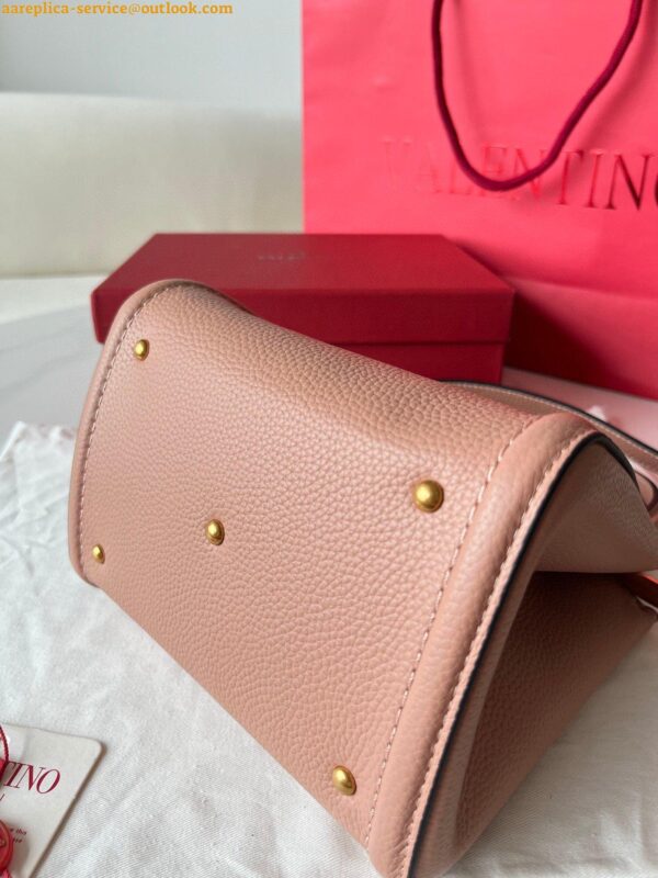 Replica Valentino Alltime Small Bag in Nude Grained Calfskin 12