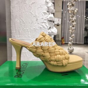 Replica Bottega Veneta BV Board Sandals 630175 Butter 2