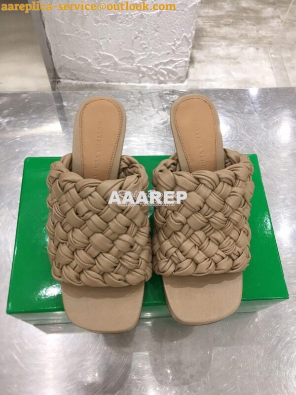 Replica Bottega Veneta BV Board Sandals 630175 Camel 4