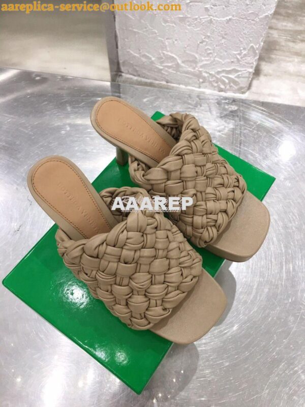 Replica Bottega Veneta BV Board Sandals 630175 Camel 5