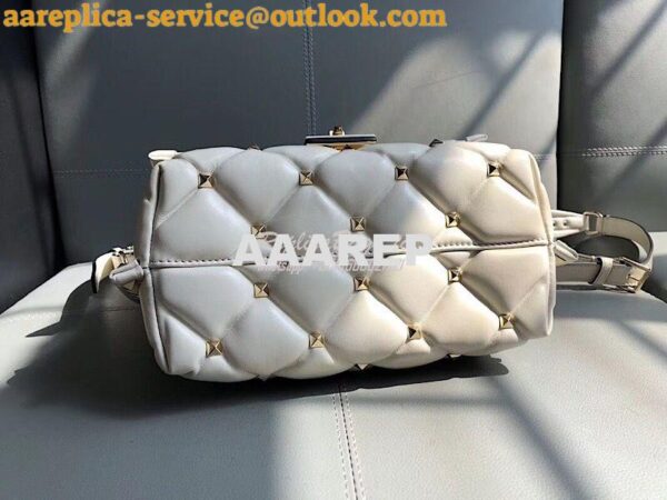 Replica Valentino Candystud Top Handle Bag White 9