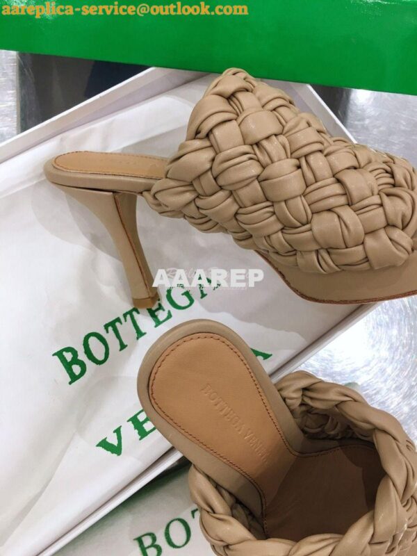 Replica Bottega Veneta BV Board Sandals 630175 Camel 9