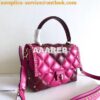 Replica Valentino Candystud Top Handle Bag Wine