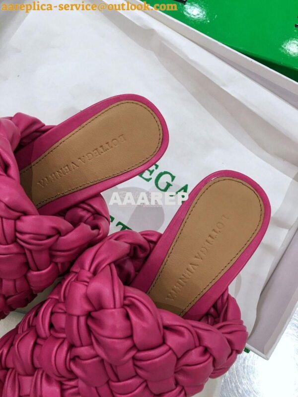 Replica Bottega Veneta BV Board Sandals 630175 Fuschia 10