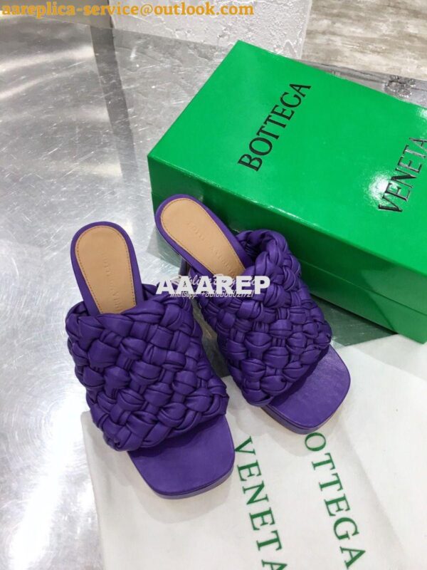 Replica Bottega Veneta BV Board Sandals 630175 Purple 4