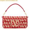 Replica Valentino Large Loco Shoulder Bag in Pony-effect Calfskin