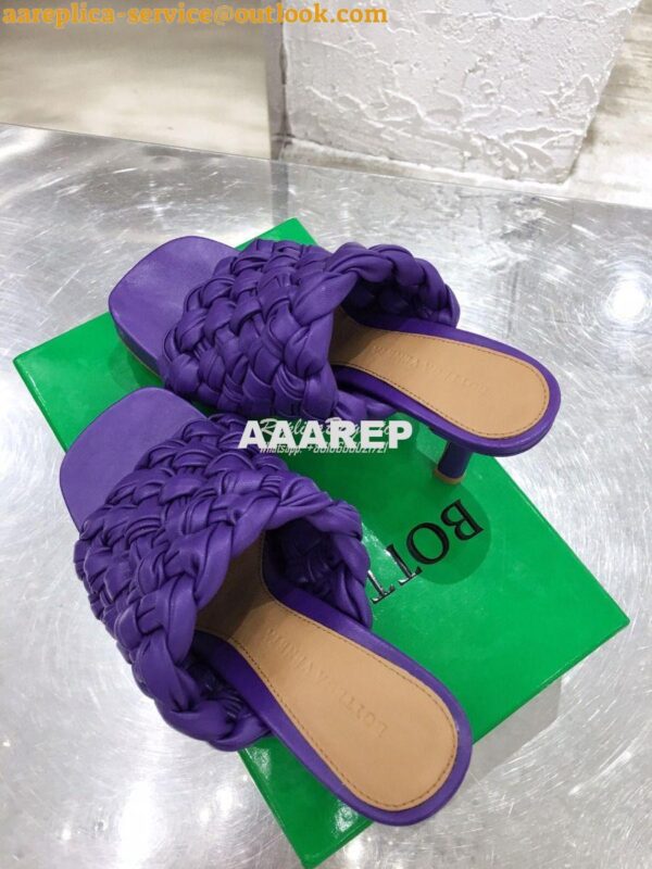 Replica Bottega Veneta BV Board Sandals 630175 Purple 5