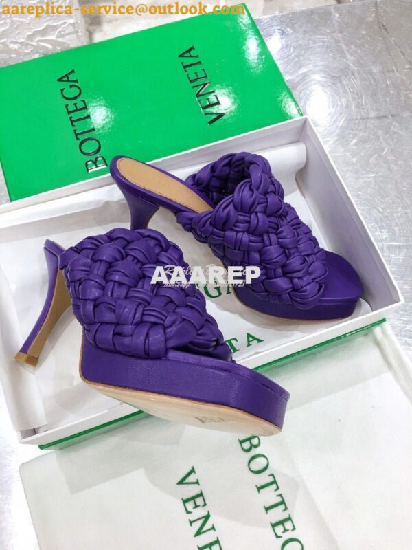 Replica Bottega Veneta BV Board Sandals 630175 Purple 6