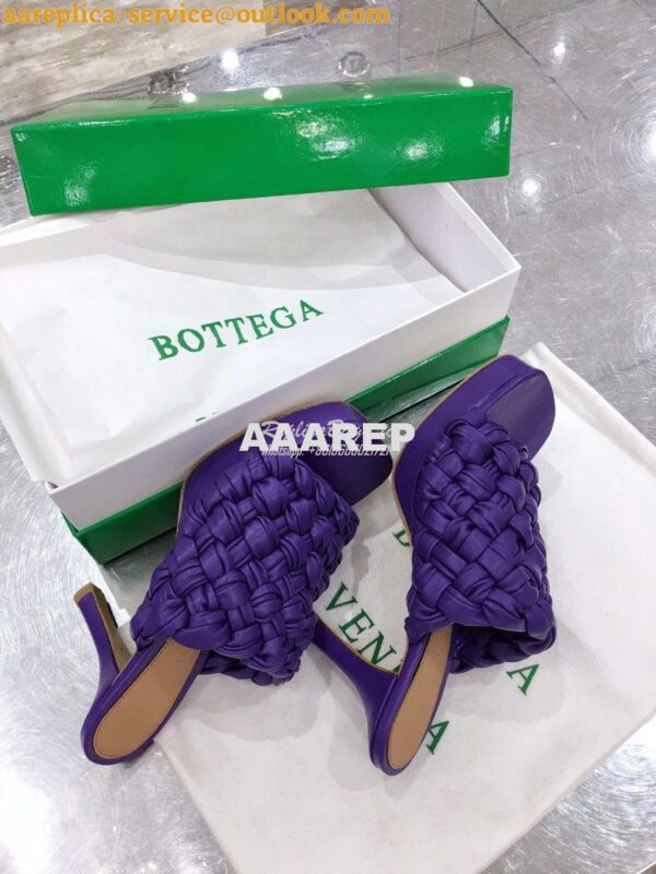 Replica Bottega Veneta BV Board Sandals 630175 Purple 8