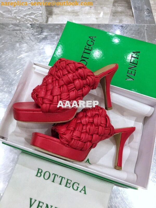 Replica Bottega Veneta BV Board Sandals 630175 Red 4