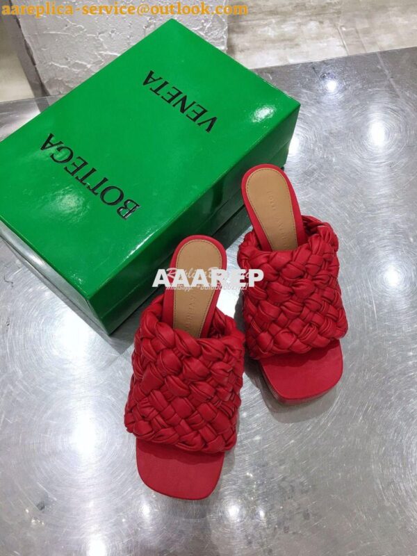 Replica Bottega Veneta BV Board Sandals 630175 Red 5