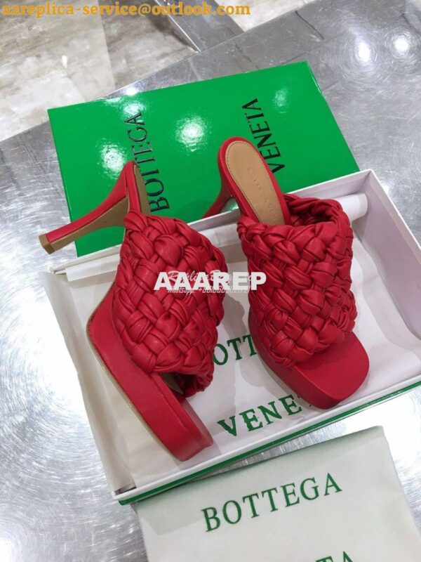 Replica Bottega Veneta BV Board Sandals 630175 Red 7