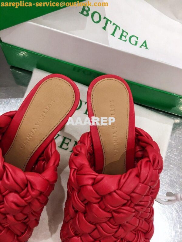 Replica Bottega Veneta BV Board Sandals 630175 Red 8