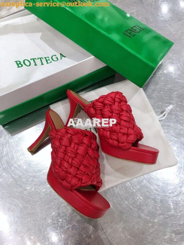 Replica Bottega Veneta BV Board Sandals 630175 Red 9