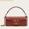 Replica Valentino Loco Large Shoulder Bag In Pink Calfskin 2