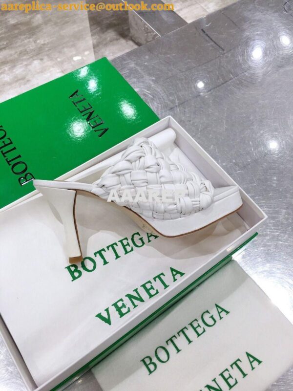 Replica Bottega Veneta BV Board Sandals 630175 White 7