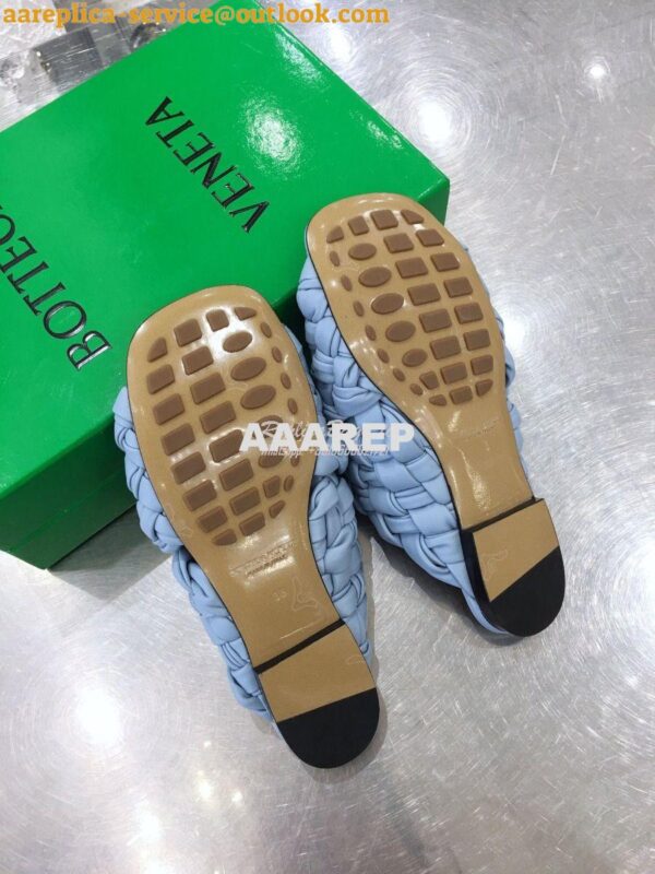 Replica Bottega Veneta BV Board Sandals 631935 BabyBlue 10