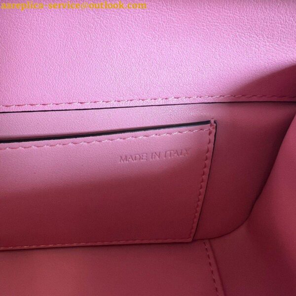 Replica Valentino Loco Large Shoulder Bag In Pink Calfskin 13