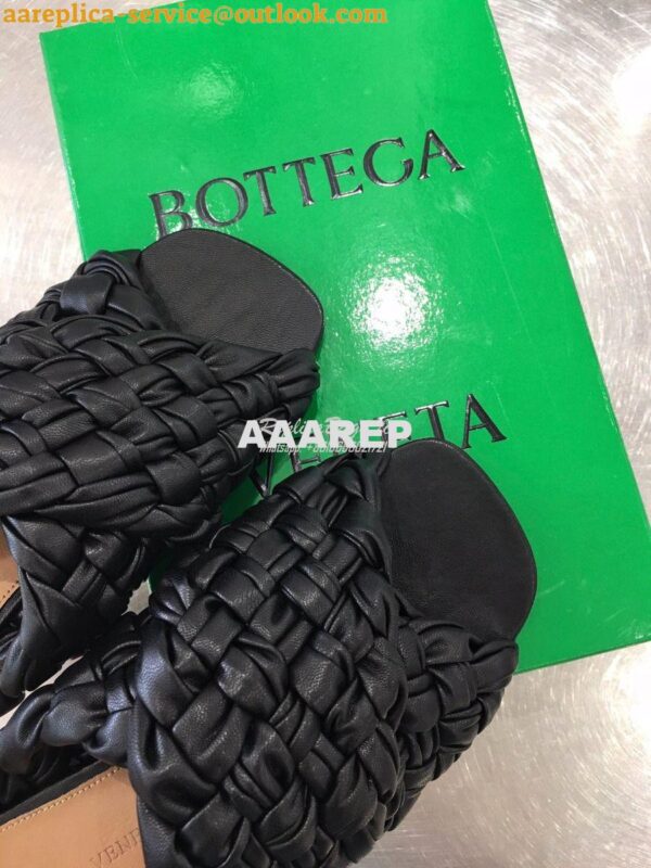 Replica Bottega Veneta BV Board Sandals 631935 Black 8