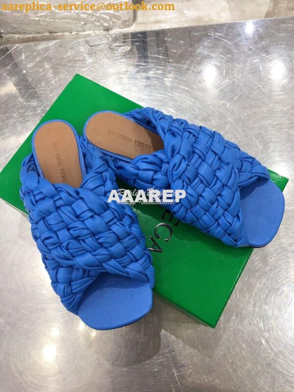 Replica Bottega Veneta BV Board Sandals 631935 Blue 5