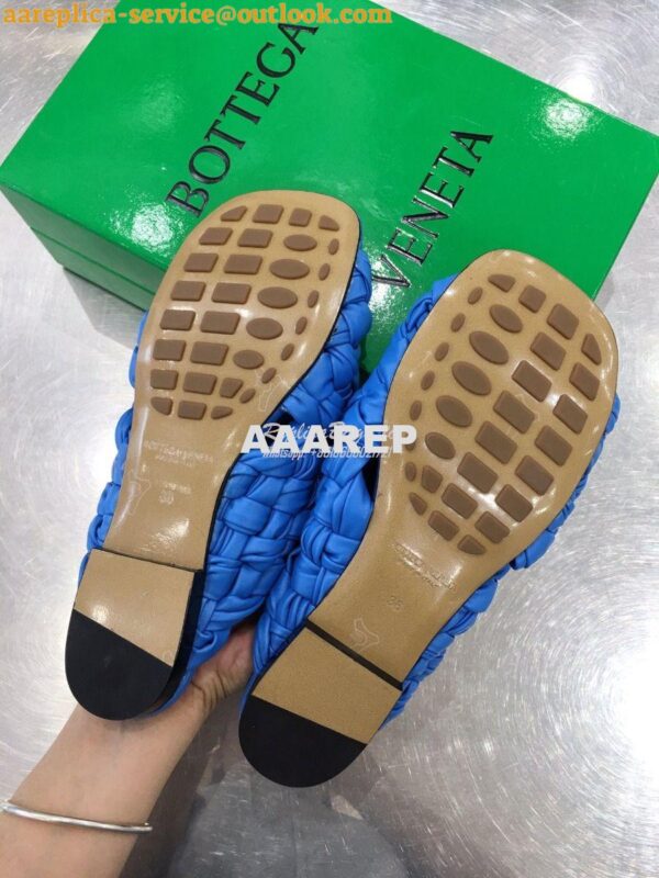 Replica Bottega Veneta BV Board Sandals 631935 Blue 10