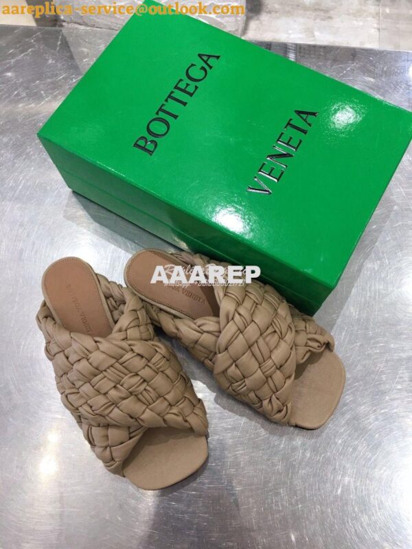 Replica Bottega Veneta BV Board Sandals 631935 Camel 3