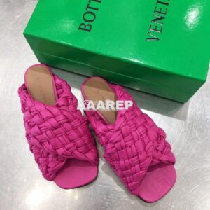 Replica Bottega Veneta BV Board Sandals 631935 Fuschia