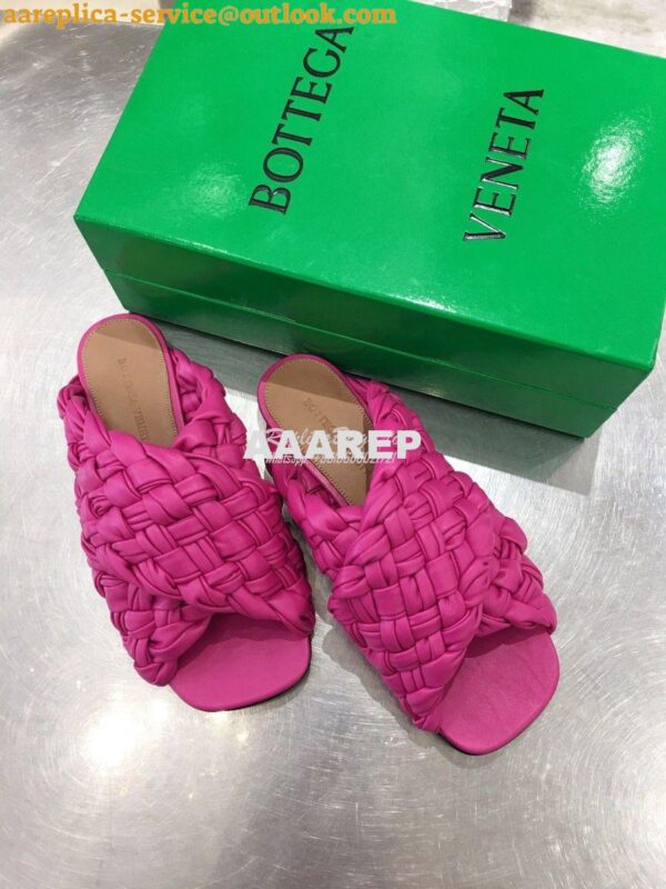 Replica Bottega Veneta BV Board Sandals 631935 Fuschia 3